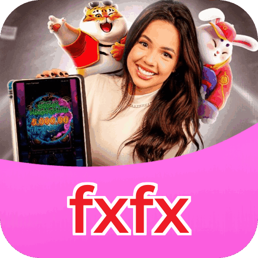 Plataforma fxfx mostrando interface moderna, jogos certificados e recursos de segurança licenciados